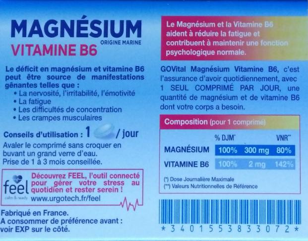 Govital Magnesium B6